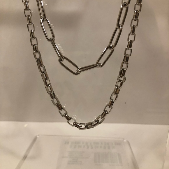 Silver Necklace Set NWOT - Picture 3 of 5